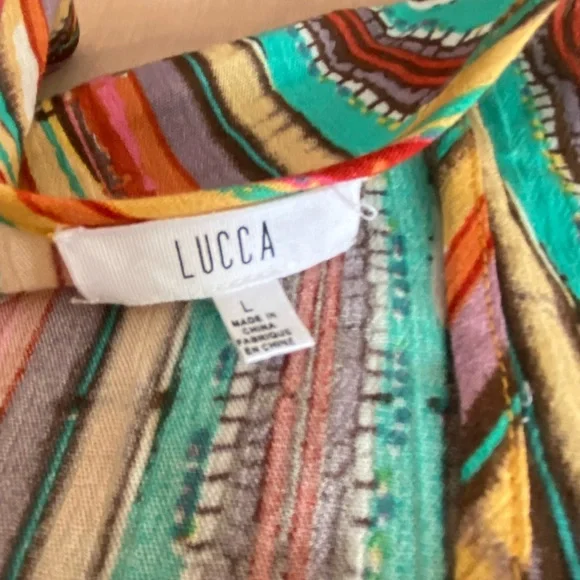 Vibrant Multicolor Striped Tunic Top - Picture 4 of 11